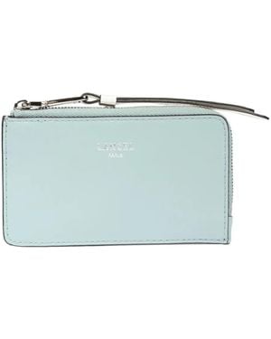 Lancel Origami De Lancer Card Holder - Blue