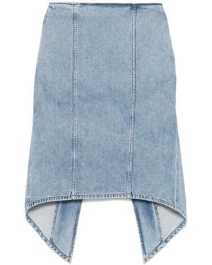 JW Anderson Layered Midi Skirt - Blue