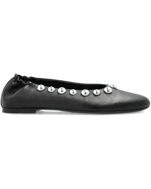 IRO Studded Ballet Flats - Black