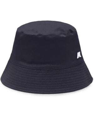 K-Way Pascalle Logo-Patch Bucket Hat - Blue