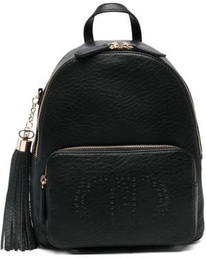 Liu Jo Rucksack mit Logo-Prägung - Schwarz