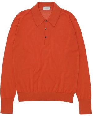 Fortela Polo Finchley En Maille De Coton - Orange