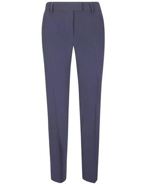 Alberto Biani Pressed-Crease Trousers - Blue