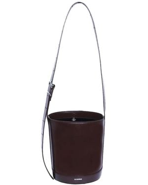 Jil Sander Bolso Bombonera Cannolo - Blanco