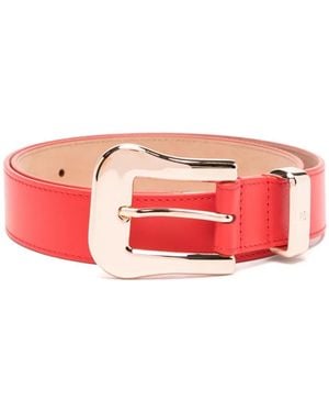 Gabriela Hearst Leather Belt - Red