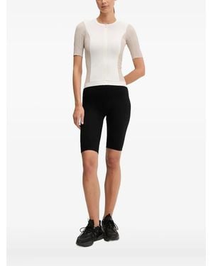 Poc Zip-front panelled T-shirt - Negro