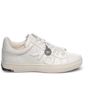 DKNY Aisling Logo-Embossed Sneakers - White