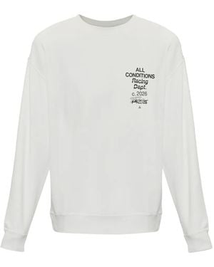 Nike Felpa Acg Tuff Fleece Con Logo - Bianco
