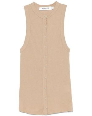 AYA MUSE Ribbed Tank Top - Natural