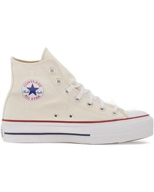 Converse Chuck Taylor Platform-Sole Trainers - White