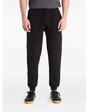 Guess Jogger Trainingsbroek Met Zijstreep - Zwart