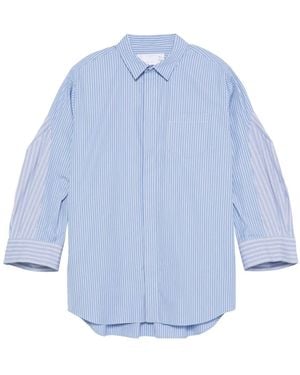 Sacai Striped Shirt - Blue
