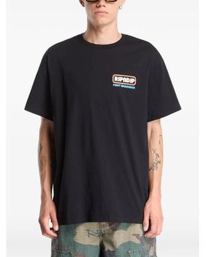 RIPNDIP Paint Graphic-Print T-Shirt - Black