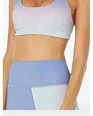 Alo Yoga Take Charge Ombré-Effect Sports Bra - Blue