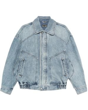 Saint Laurent Organic Cotton Denim Jacket - Blue