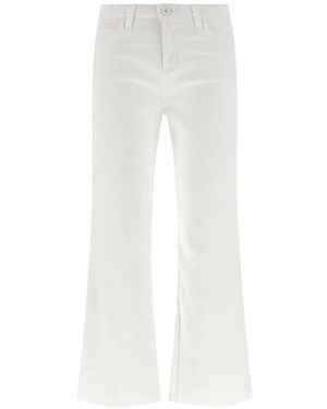 L'Agence Wanda Flared Jeans - White