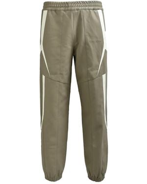 BREATH Embossed-Logo Pants - Green