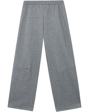 B+ AB Drawstring Panelled Track Trousers - Grey
