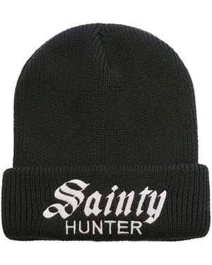 SAINT Mxxxxxx Embroidered Beanie - Black