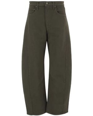 Mother Straight-Leg Jeans - Green