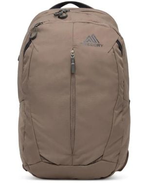 Gregory Sac À Dos Zippé Retna 25 L À Logo Imprimé - Brown