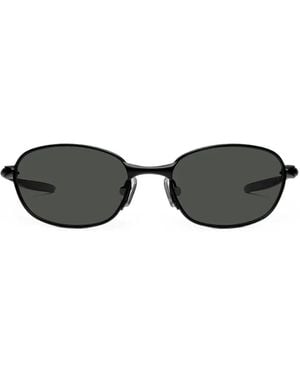 Gentle Monster Pitot Oval-Frame Sunglasses - Black