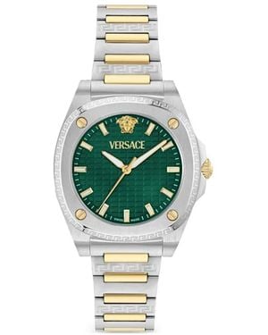 Versace Reloj Greca Pulse De 38 Mm - Verde