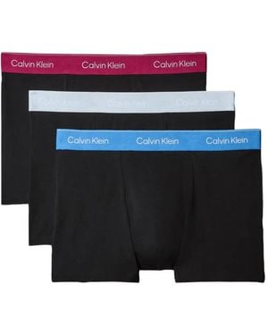 Calvin Klein Logo-Waistband Boxer Briefs (Set Of Three) - Red