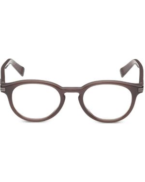 ZEGNA Round-Frame Glasses - Brown