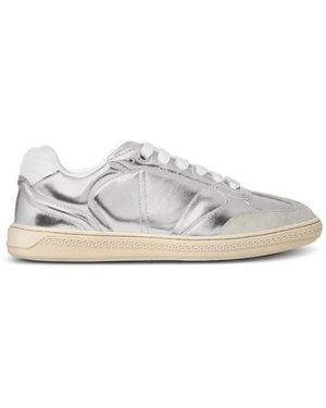 Versace Sneakers Con Inserti - Bianco