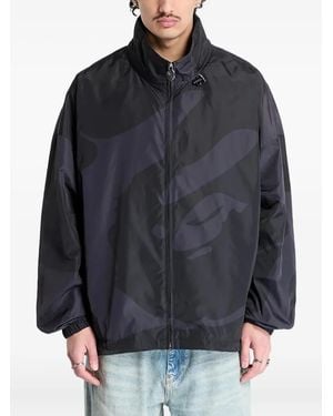 A Bathing Ape ABC Camo Kapuzenjacke - Grau