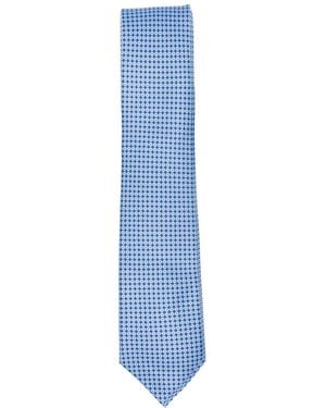 Errico Formicola Patterned Tie - Blau