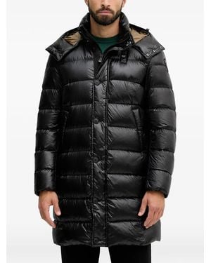 Blauer Cappotto Imbottito Carver Con Cappuccio - Nero