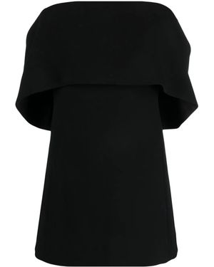 TOTEME オフショルダー トップ - ブラック