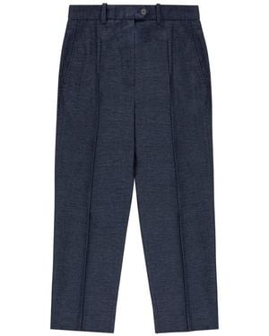 Circolo 1901 Button Tailored Trousers - Blue