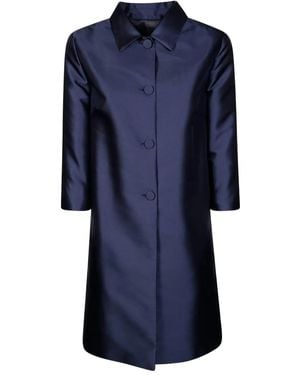 F.it Buttoned Coat - Blue