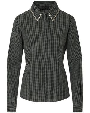 Liu Jo Shirt With Jewel Embroidery - Grey