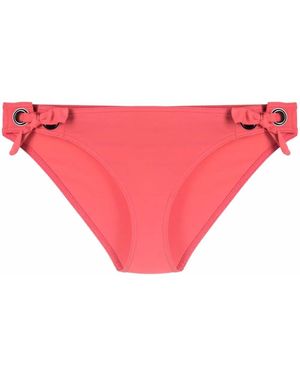 Eres Slip Bikini Con Fiocco - Rosso