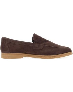 Duca Degli Abruzzi Amalfi Suede Loafers - Brown