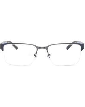 ARMANI EXCHANGE Halbrandbrille Mit Eckigem Gestell - Weiß