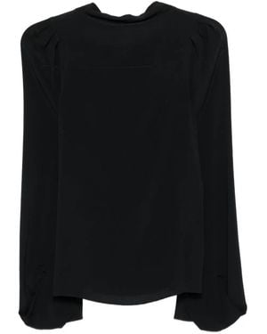 N°21 Puff-Sleeve Top - Black
