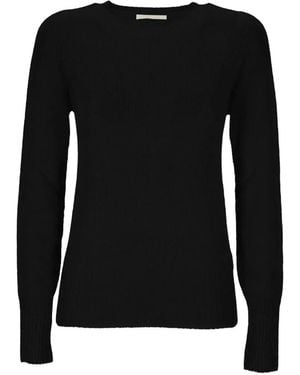 Oliver Lattughi Klassischer Kaschmirpullover - Schwarz