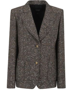 Giambattista Valli Buttoned Blazer - Black