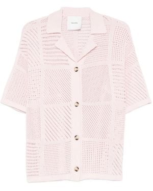 Nanushka Camisa de punto - Rosa