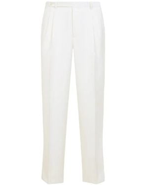 Brioni Pleated Trousers - White