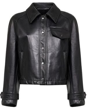 Salvatore Santoro Leather Jacket - Black