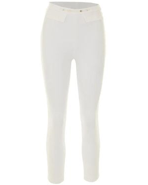 Elisabetta Franchi Pants Ivory - White
