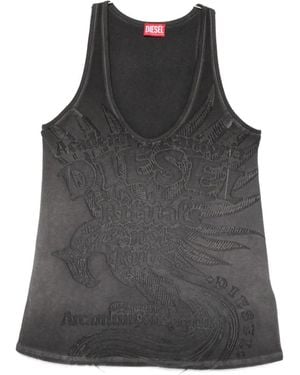 DIESEL Scoop-Neck Tank Top - Black