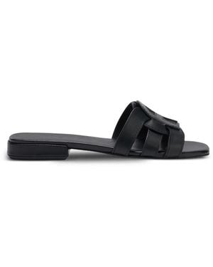 Furla Leather Summer Sandals T.10 - Black