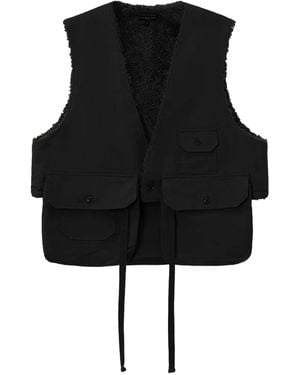 Engineered Garments Weste mit Taschendetail - Schwarz